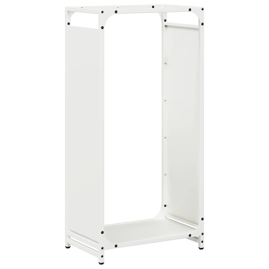 Vedställ vit 44x28x90 cm kallvalsat stål