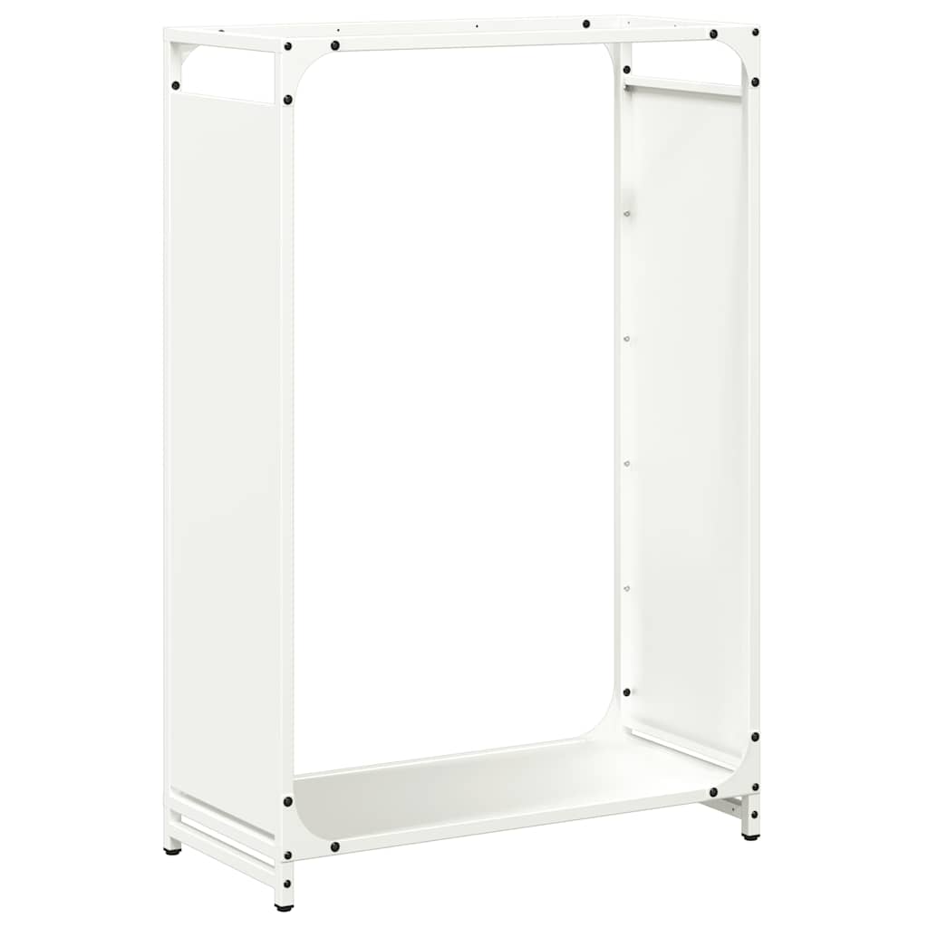 Vedställ vit 60x28x90 cm kallvalsat stål