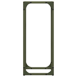 Vedställ olivgrön 25x25x60 cm kallvalsat stål