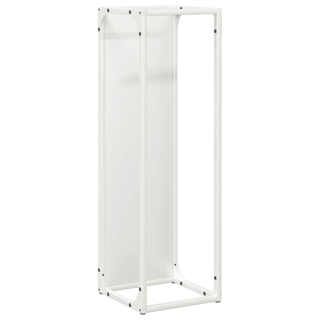 Vedställ vit 25x25x80 cm kallvalsat stål