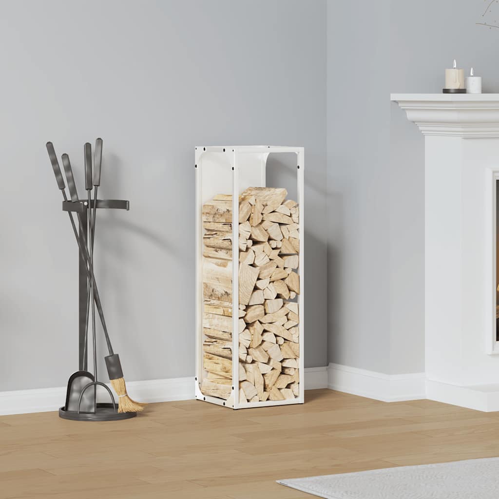 Vedställ vit 25x25x80 cm kallvalsat stål