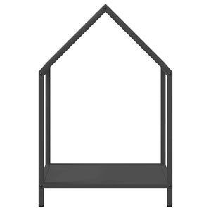 Vedställ svart 40x25x60 cm kallvalsat stål