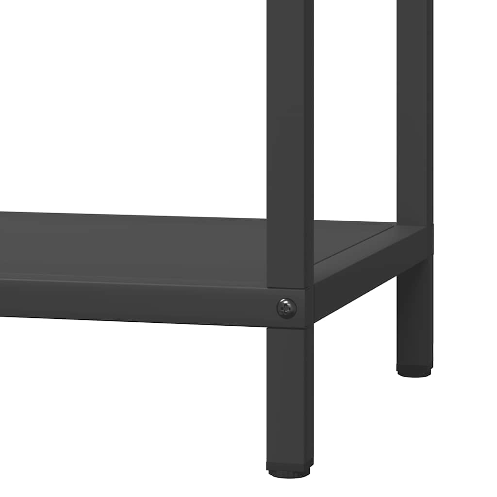 Vedställ svart 40x25x60 cm kallvalsat stål