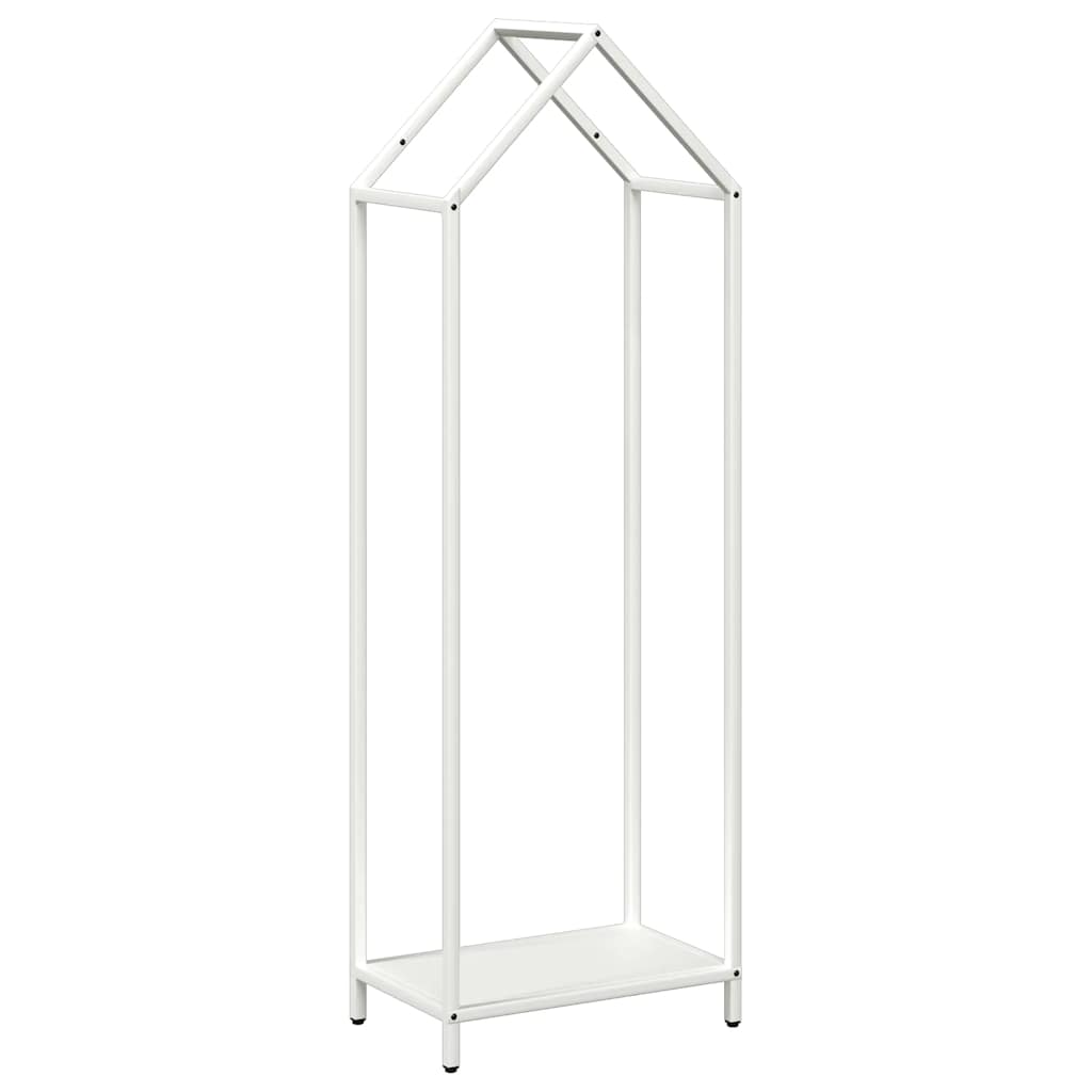 Vedställ vit 40x25x120 cm kallvalsat stål