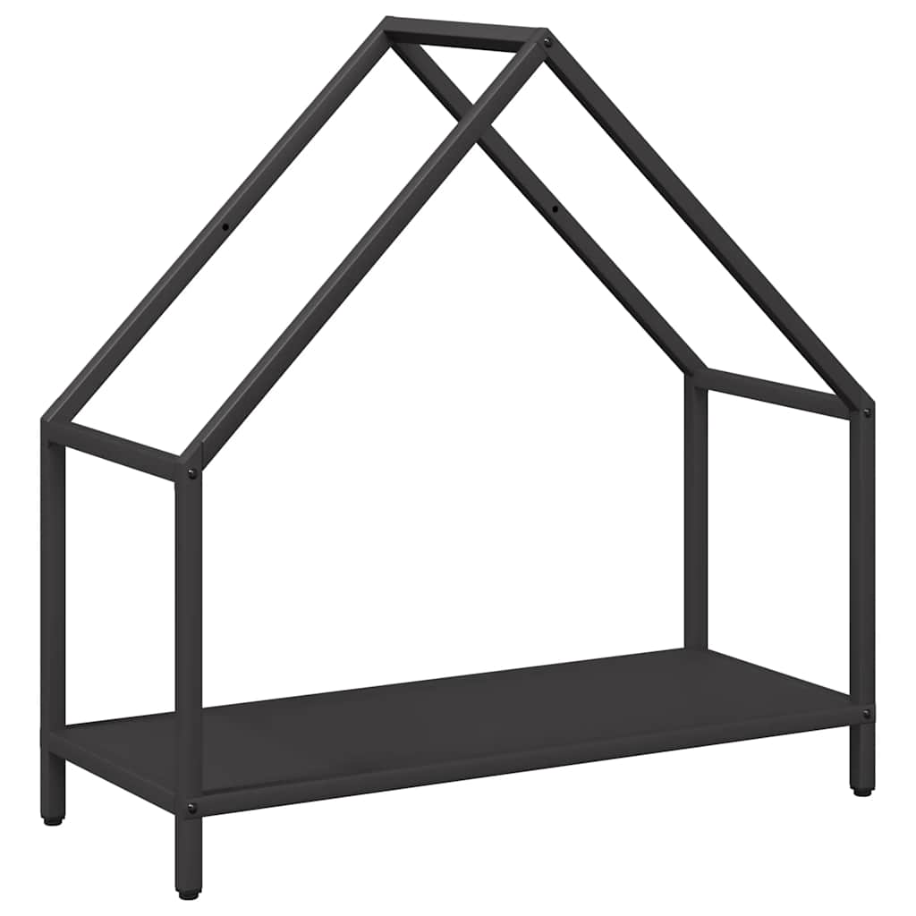 Vedställ svart 60x25x60 cm kallvalsat stål
