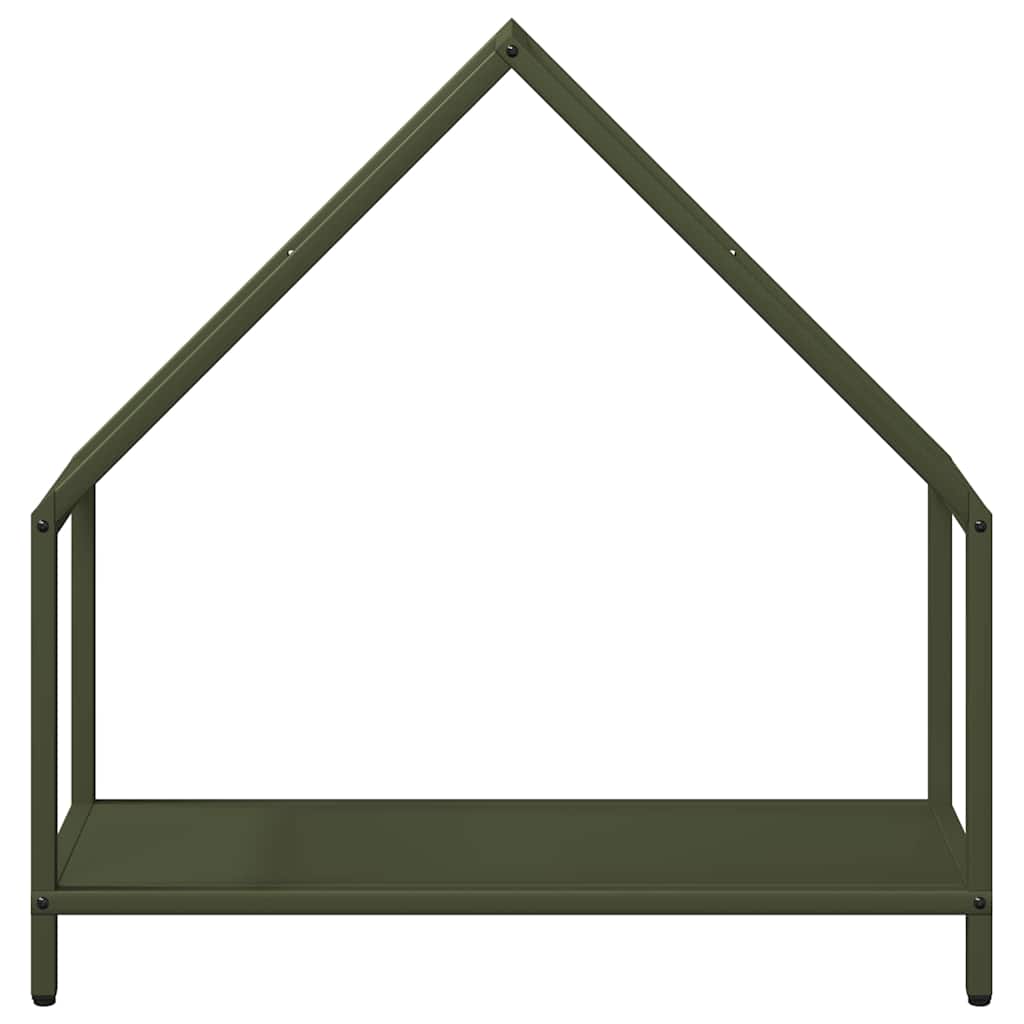 Vedställ olivgrön 60x25x60 cm kallvalsat stål