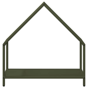 Vedställ olivgrön 60x25x60 cm kallvalsat stål