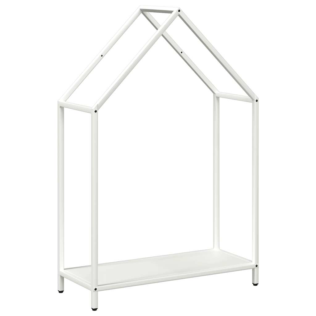 Vedställ vit 60x25x90 cm kallvalsat stål