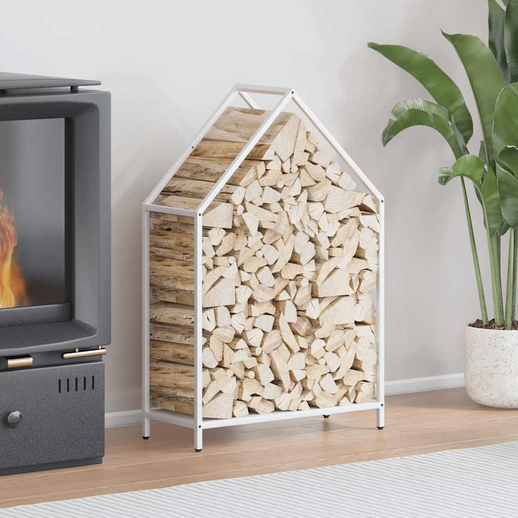 Vedställ vit 60x25x90 cm kallvalsat stål