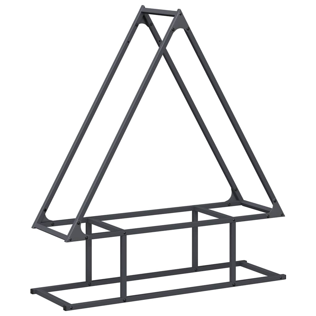 Vedställ antracit 80x25x90 cm kallvalsat stål