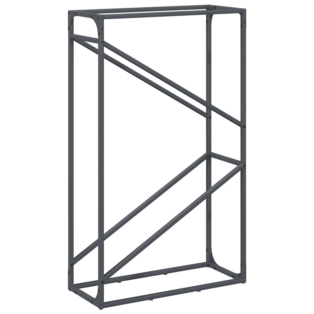 Vedställ antracit 60x25x100 cm kallvalsat stål