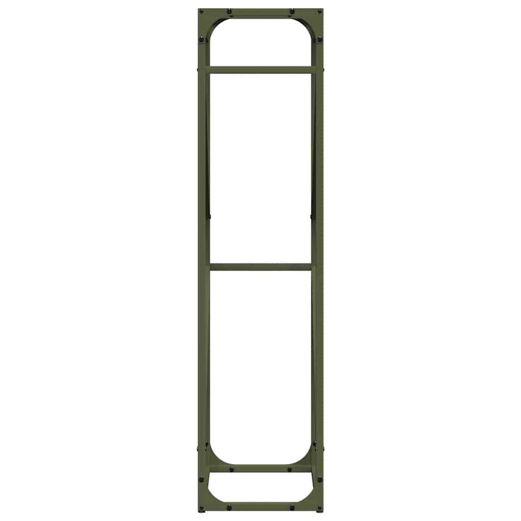 Vedställ olivgrön 40x25x100 cm kallvalsat stål
