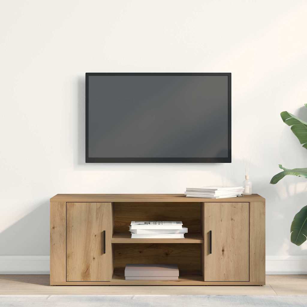 TV-skåp artisan ek 100 x 35 x 40 cm Konstruerat trä