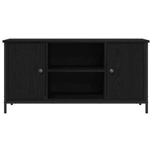 TV-skåp Svart ek 100 x 40 x 50 cm Konstruerat trä