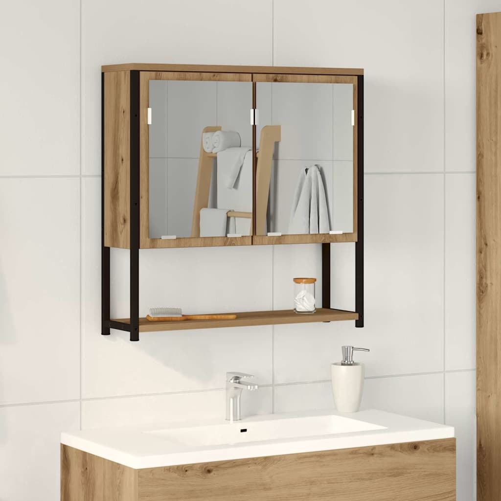 Spegelskåp Artisan Ek 60 x 16 x 60 cm Konstruerat trä