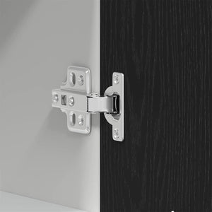 Hängande skåp Lyon Svart Ek 60 x 31 x 60 cm Konstruerat trä