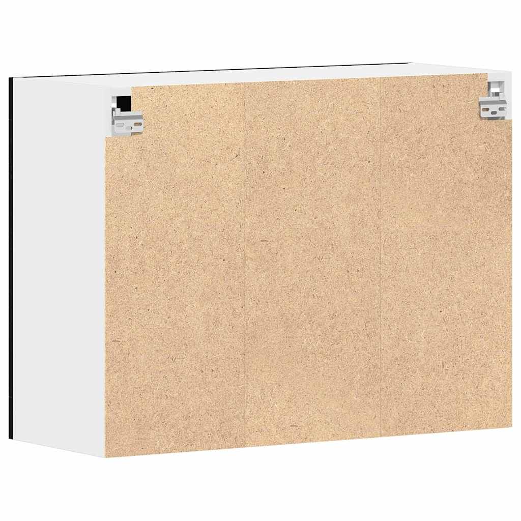 Hängande skåp Lyon Svart Ek 80 x 31 x 60 cm Konstruerat trä