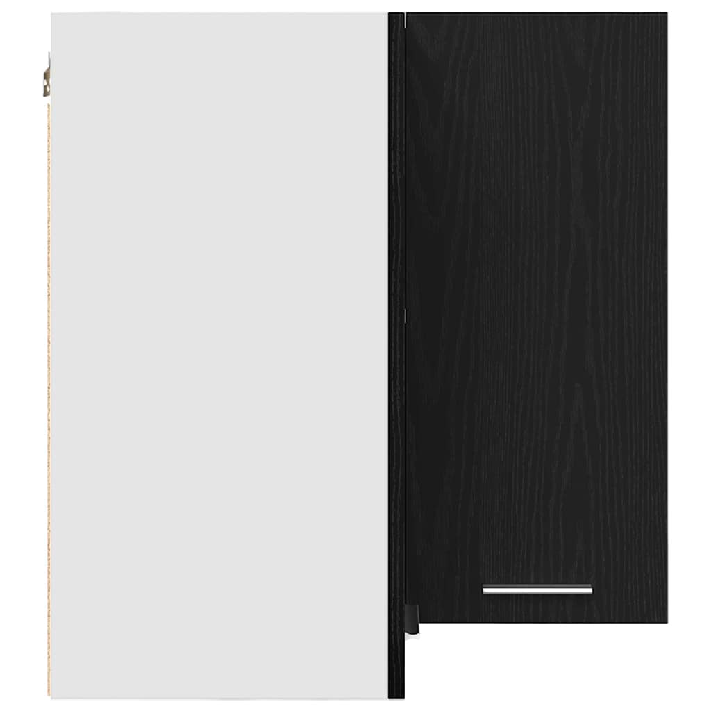 Hängande skåp Lyon Svart Ek 57 x 57 x 60 cm Konstruerat trä