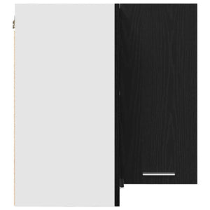 Hängande skåp Lyon Svart Ek 57 x 57 x 60 cm Konstruerat trä