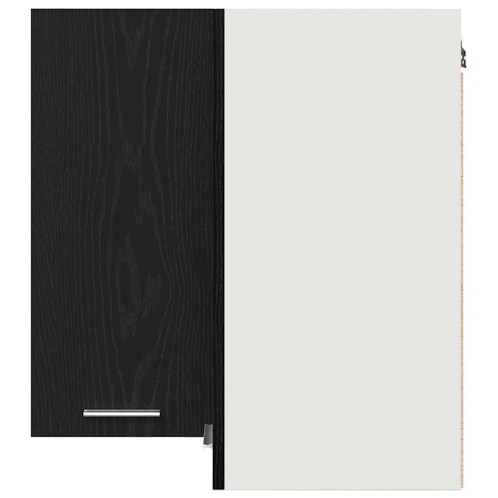 Hängande skåp Lyon Svart Ek 57 x 57 x 60 cm Konstruerat trä