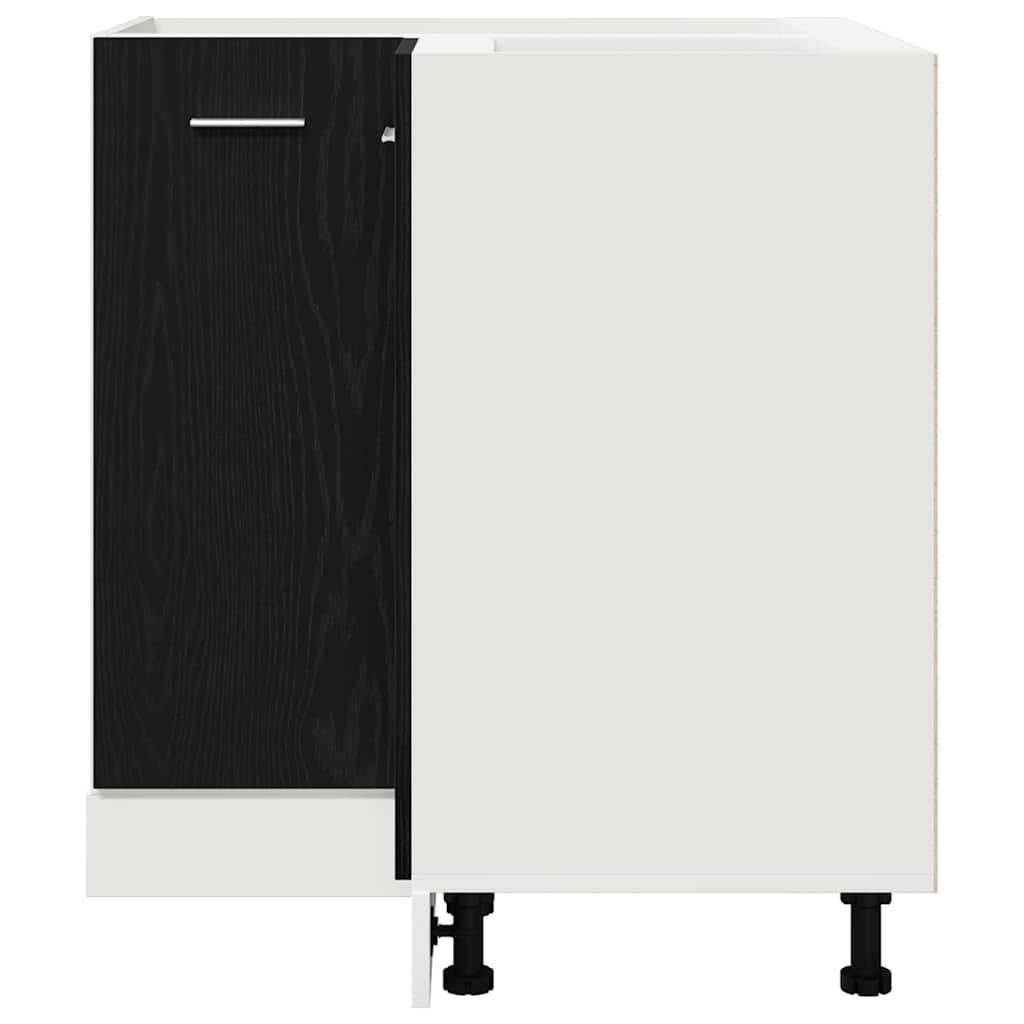 Hängande skåp med hylla Riga Svart Ek 75,5 x 75,5 x 80,5 cm