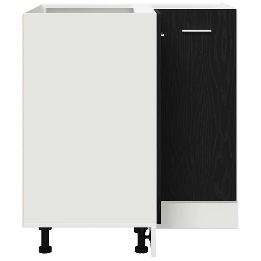 Hängande skåp med hylla Riga Svart Ek 75,5 x 75,5 x 80,5 cm