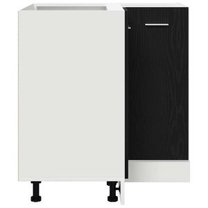 Hängande skåp med hylla Riga Svart Ek 75,5 x 75,5 x 80,5 cm