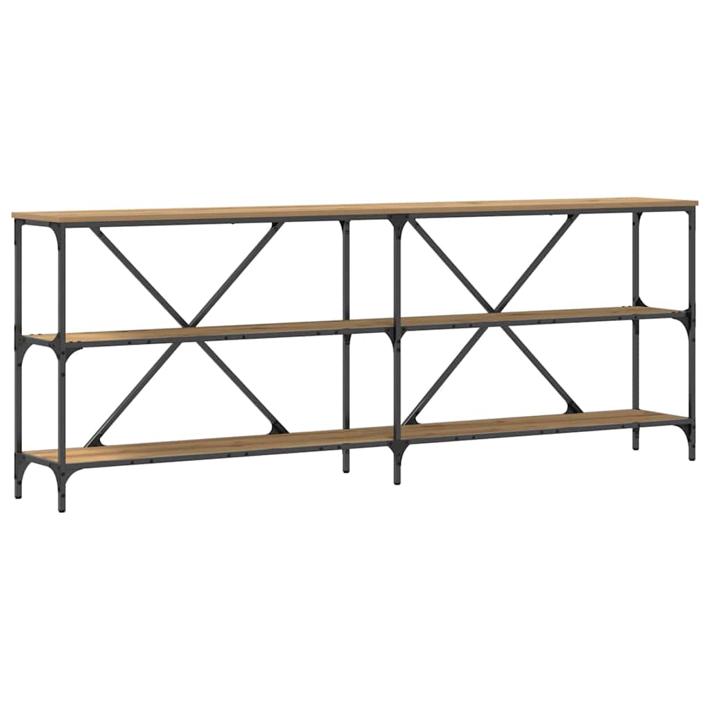 Konsolbord Artisan Ek 200 x 30 x 75 cm Konstruerat trä