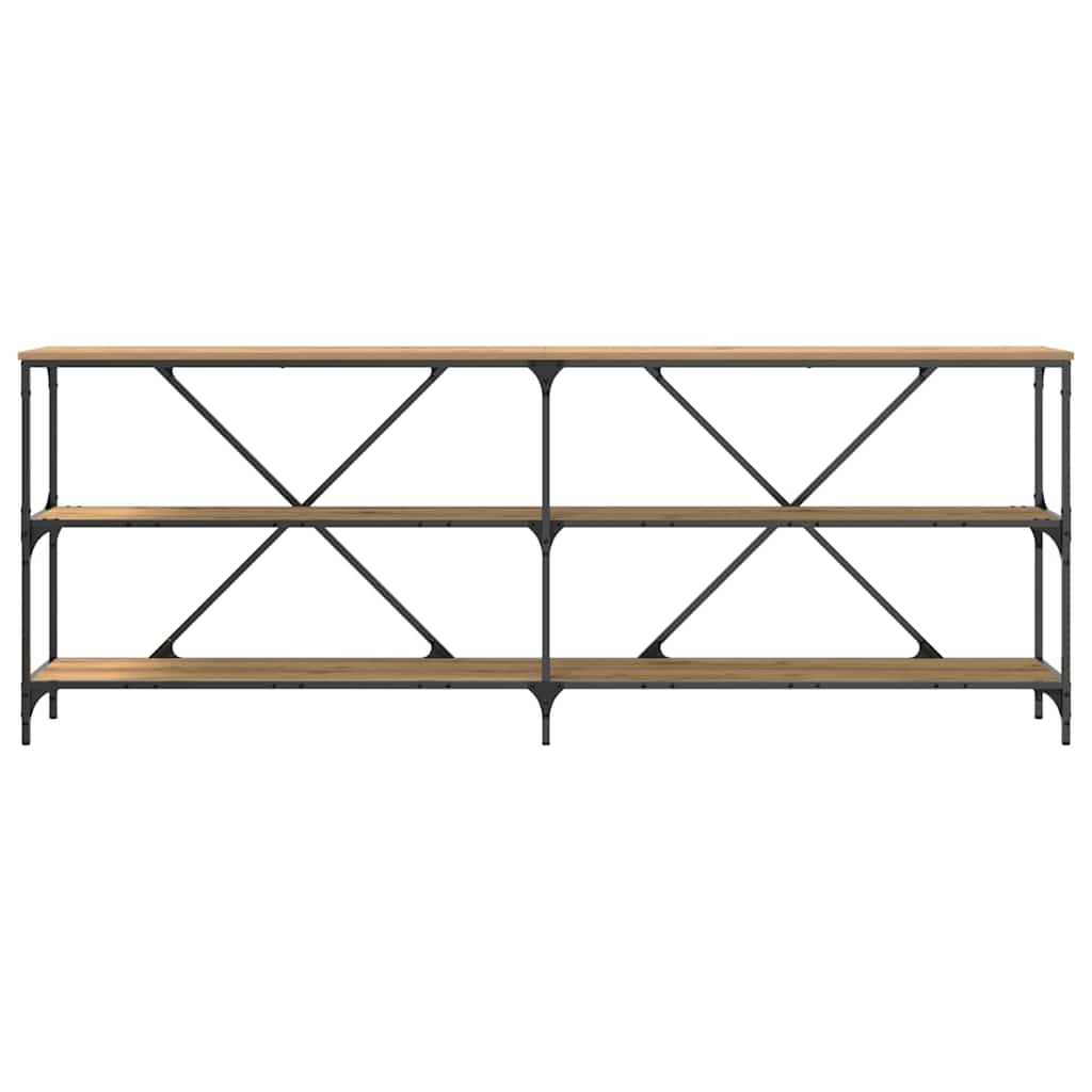 Konsolbord Artisan Ek 200 x 30 x 75 cm Konstruerat trä