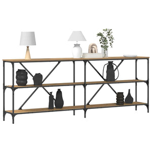 Konsolbord Artisan Ek 200 x 30 x 75 cm Konstruerat trä