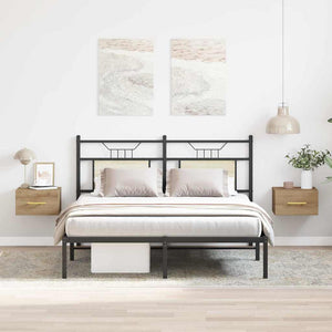 Nattduksbord 2 pcs Artisan Ek 35 x 35 x 20 cm Konstruerat trä