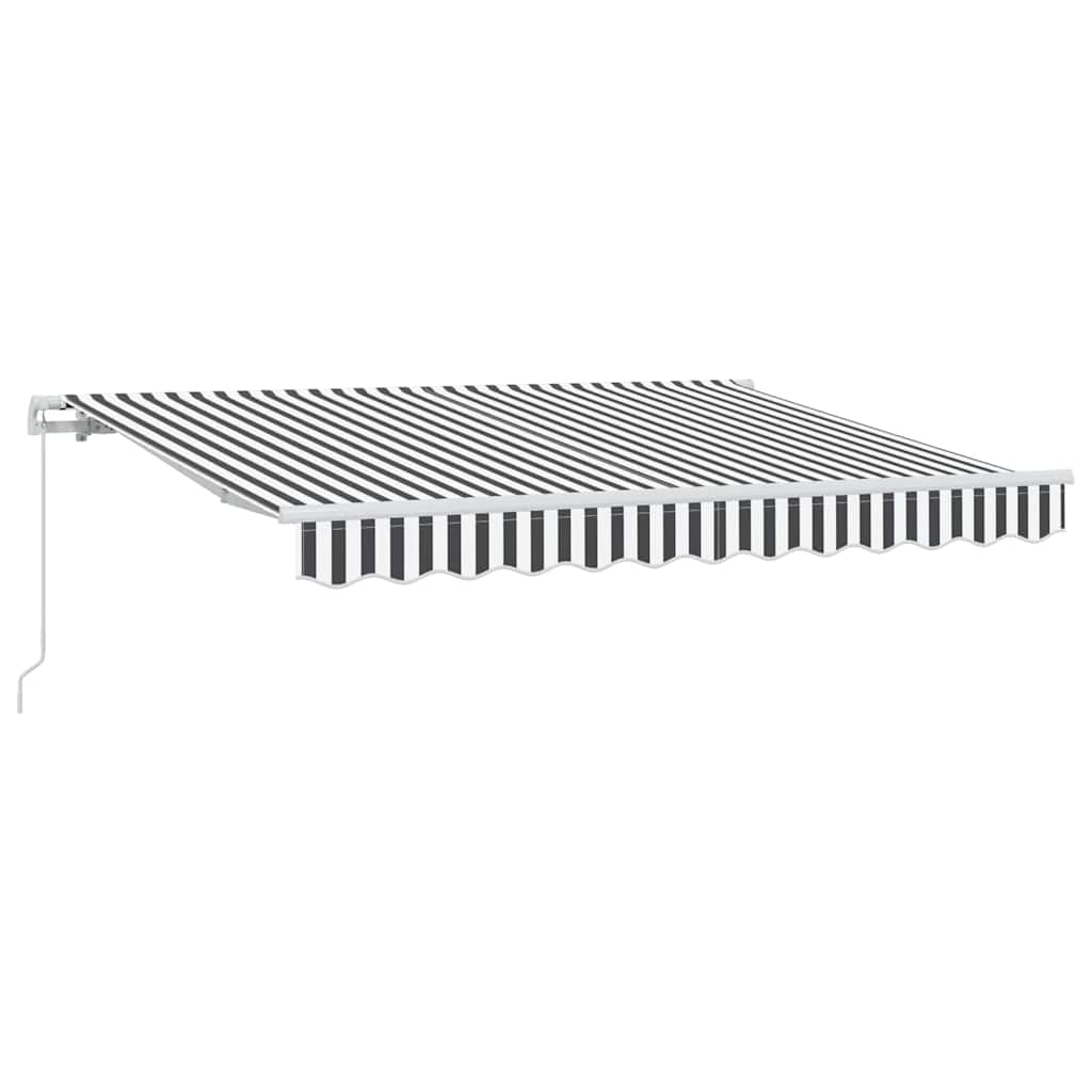 Utdragbar markis Antracit 300 x 200 cm tyg