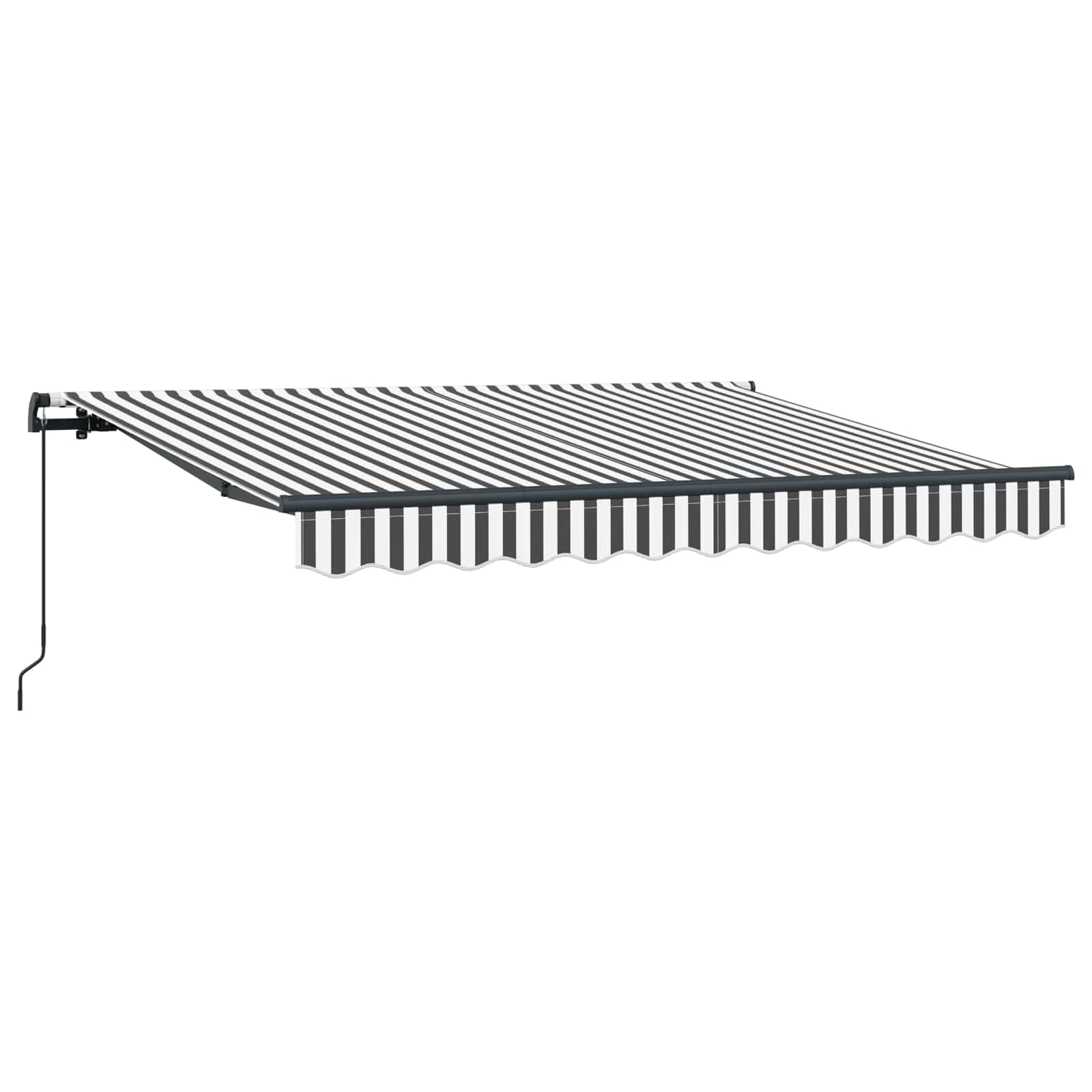 Utdragbar markis Antracit 300 x 200 cm tyg