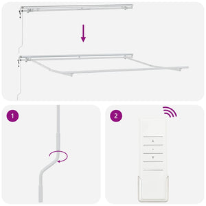 Utfällbar markis orange och brun 300 x 250 cm Tyger och Stål