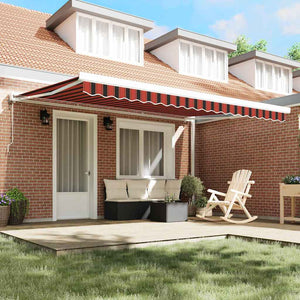 Markis Orange och Brunt 450 x 300 x 165 cm