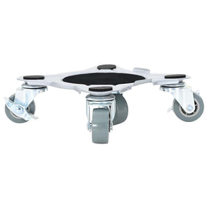 Möbelhjul 4 st med lyftare 15,5x15,5x5,5 cm stål 1000 kg