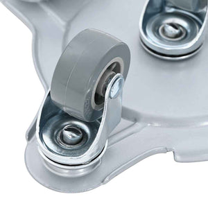 Möbelhjul 4 st med lyftare 15,5x15,5x5,5 cm stål 1000 kg