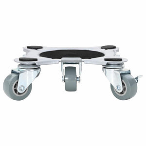 Möbelhjul 4 st med lyftare 15,5x15,5x5,5 cm stål 1000 kg