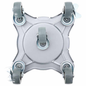 Möbelhjul 4 st med lyftare 15,5x15,5x5,5 cm stål 1000 kg