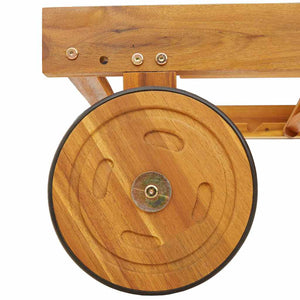 Solstol Reclining 3 pcs Taupe Massivt Akaciaträ