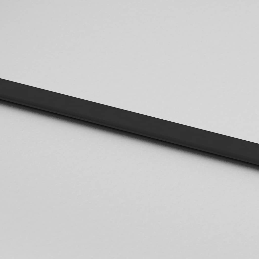 Skjutdörr med hårdvara 102,5x205 cm härdat glas och aluminium