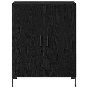 Skåp Svart Ek 69,5 x 34 x 180 cm Konstruerat trä