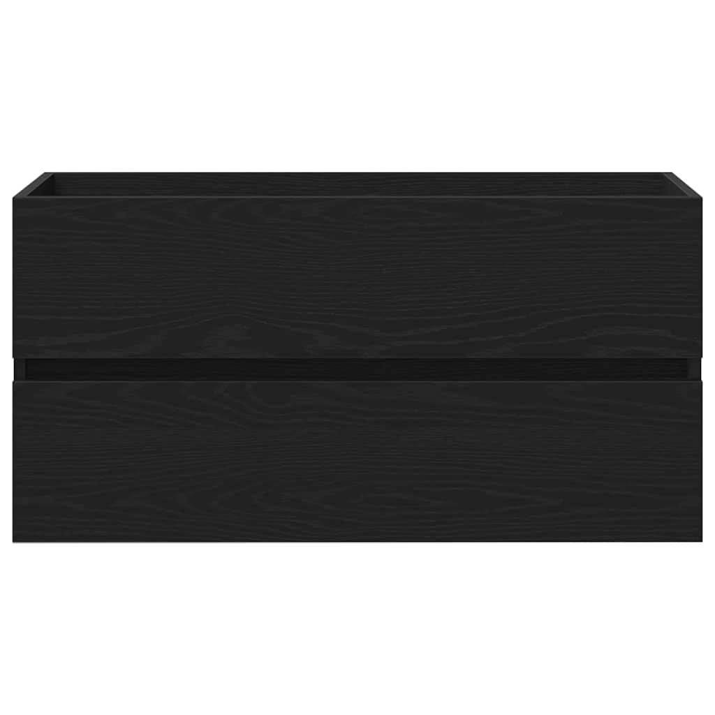 Diskho skåp med dörr Svart ek 90 x 39 x 62 cm Konstruerat trä