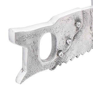 Bokstöd 2 pcs Silver 11 x 14 x 17,5 cm Aluminium