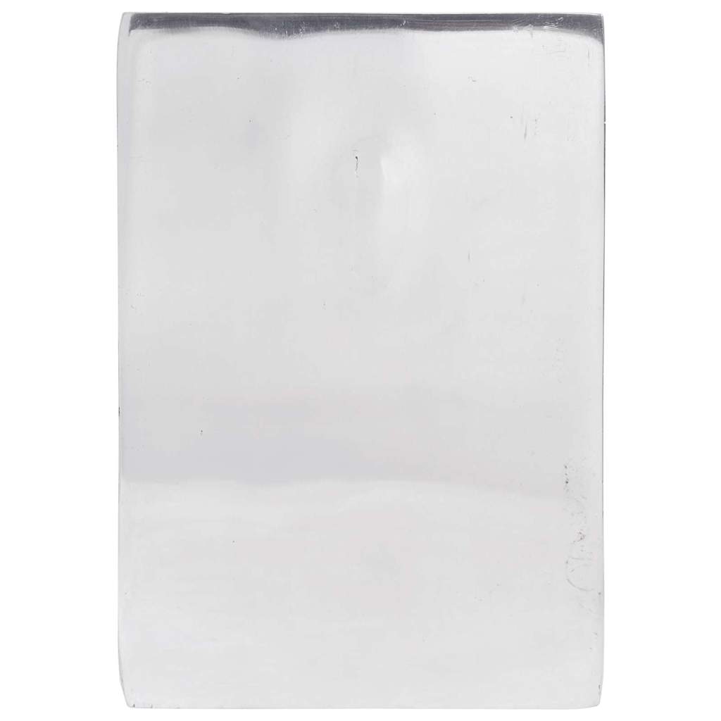 Bokstöd 2 pcs Silver 11 x 14 x 17,5 cm Aluminium