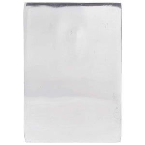 Bokstöd 2 pcs Silver 11 x 14 x 17,5 cm Aluminium