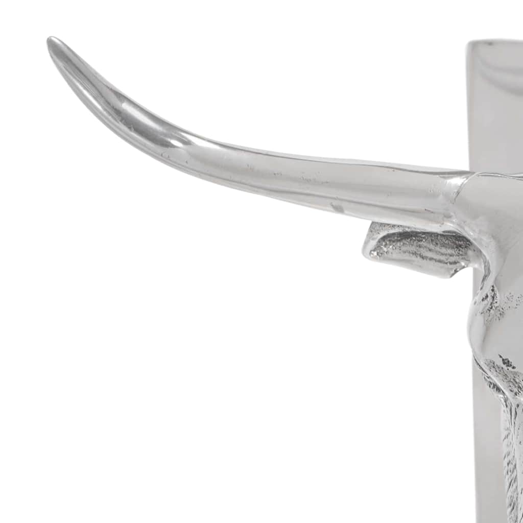 Bokstöd 2 pcs Silver 21,5 x 15,5 x 20 cm Aluminium