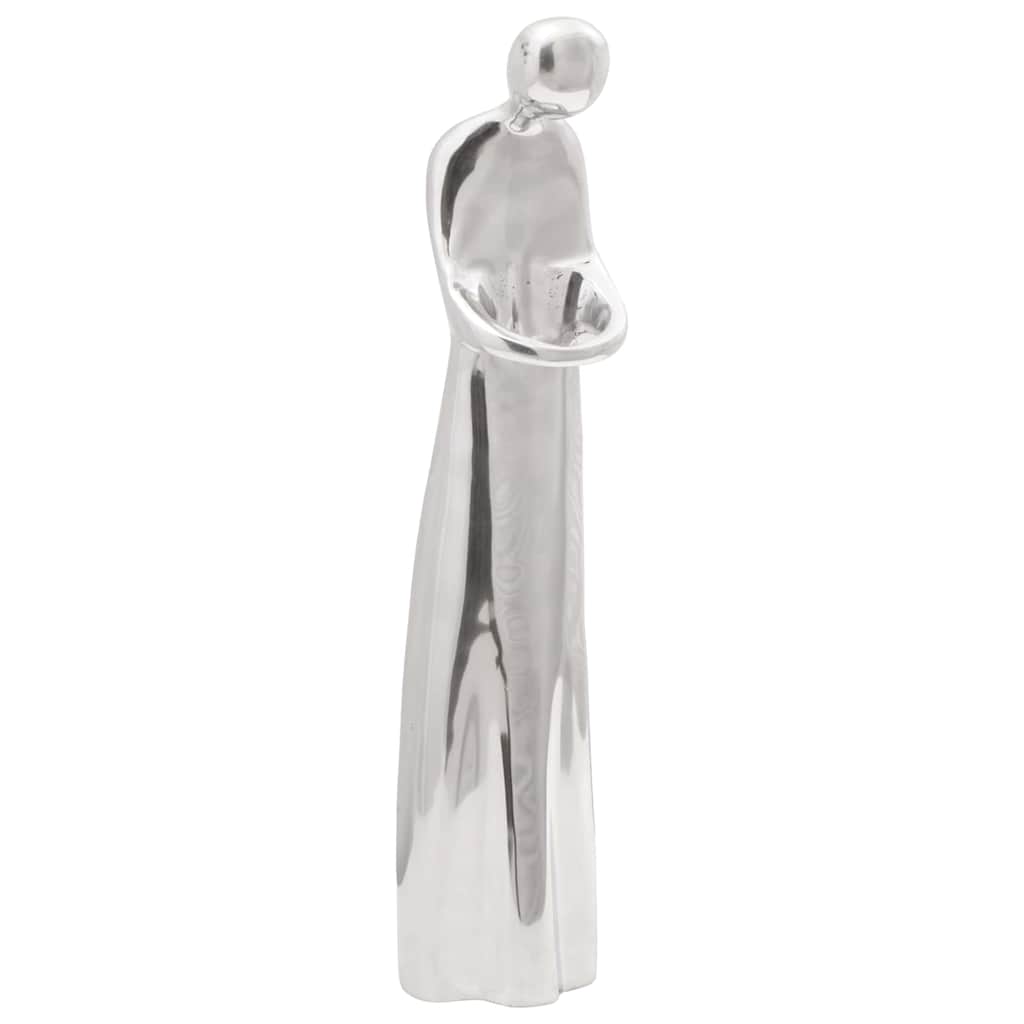Skulptur Silver 10 x 16 x 49 cm Aluminium