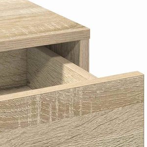 Sminkbord med låda Sonoma ek 78.5 x 41 x 135 cm Konstruerat trä