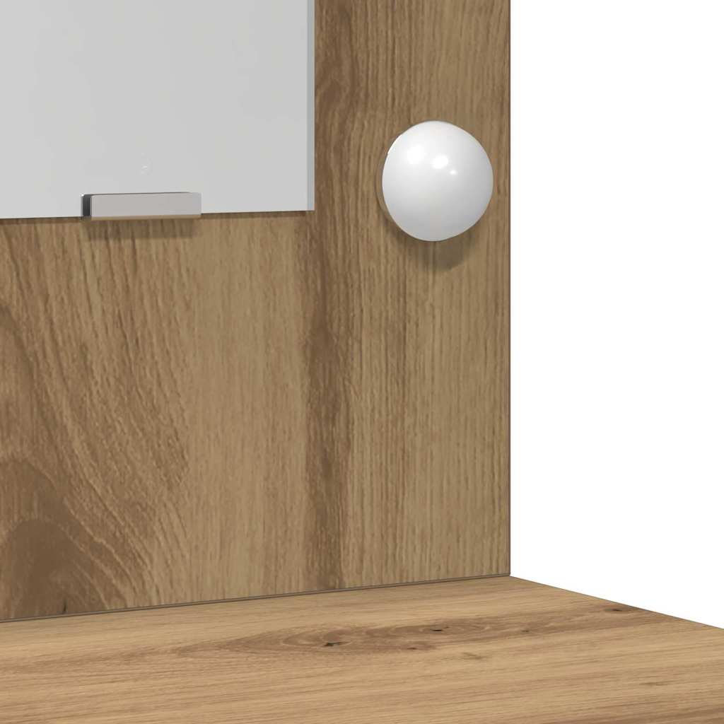 Smyckebord med låda Artisan Ek 50 x 41 x 135 cm Konstruerat trä